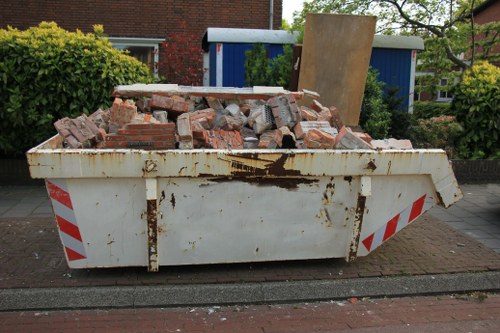 Construction site with cleared debris in Harrow