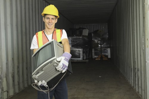 House clearance service team at work in Harrow